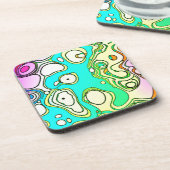 Moderne Muster Art Design Getränkeuntersetzer (Linke Seite)