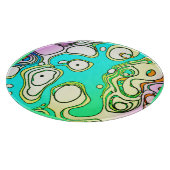 Moderne Muster Art Design Schneidebrett (Ecke)