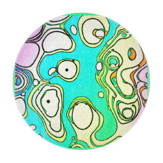 Moderne Muster Art Design Schneidebrett (Vorderseite)