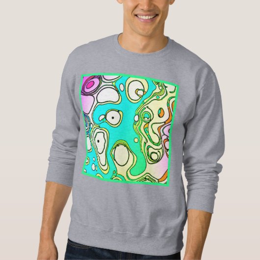 Moderne Muster Art Design Sweatshirt (Vorderseite)