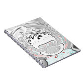 Moderne Muster der urbanen Flora Notizblock (Rechte Seite)