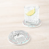 Moderne Muster der urbanen Flora Untersetzer (Seite)