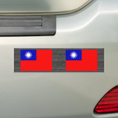 Moderne Muster-Taiwanese-Flagge Autoaufkleber (Auf Auto)