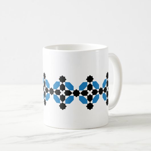 Moderne Muster-Tasse Kaffeetasse (VorderseiteRechts)