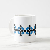 Moderne Muster-Tasse Kaffeetasse (Vorderseite Links)