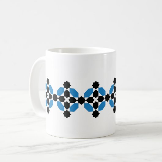 Moderne Muster-Tasse Kaffeetasse (Vorderseite Links)