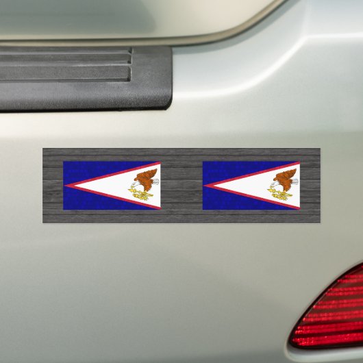 Moderne Mustersamoan-Flagge Autoaufkleber (Auf Auto)