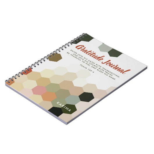 Moderne Musterschrift Dankesblatt Notizblock (Linke Seite)