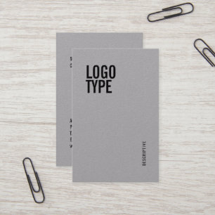 Moderne mutige berufliche Minimalistische Visitenkarte