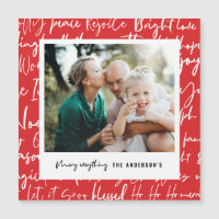 Moderne, mutige grafische Typografie - Weihnachten