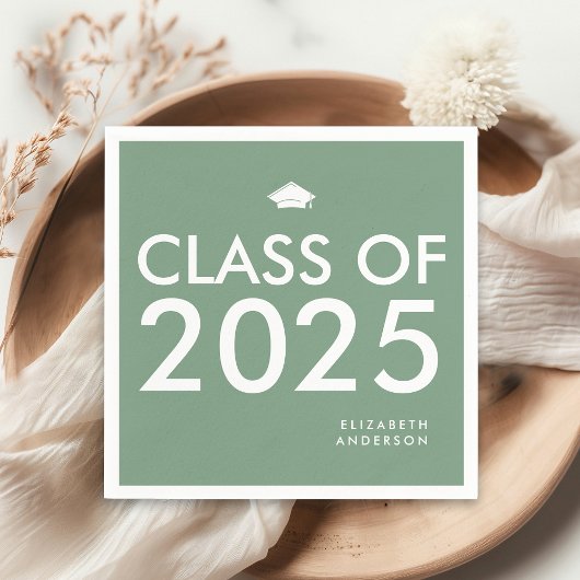 Moderne, mutige Partei für grüne Schulbildung Serviette