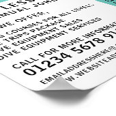 Moderne mutige, Scuba Diving Lektion Werbung Poster (Ecke)