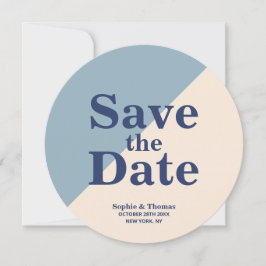 Moderne, mutige Typografie-Hochzeit rettet das Dat Save The Date