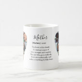 Moderne Mutter Definition & Herz Fotos Kaffeetasse (Mittel)