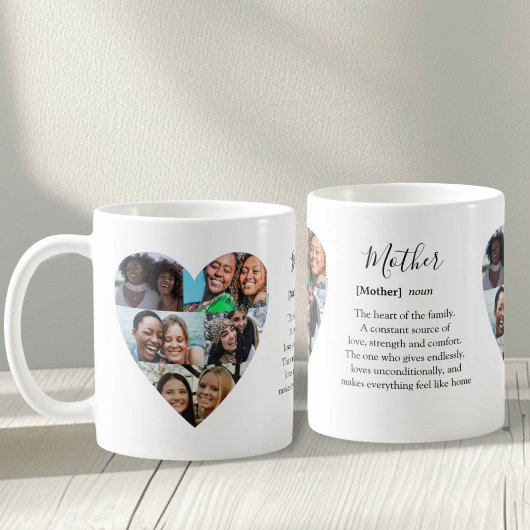 Moderne Mutter Definition & Herz Fotos Kaffeetasse