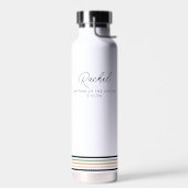 Moderne Mutter des Grooms Personalisiert Trinkflasche (Links)