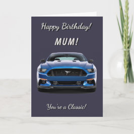 Moderne Mutter Du bist ein klassischer Geburtstag Karte