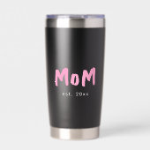 Moderne Mutter Established First Mothers Day Tumbl Thermobecher (Vorderseite)