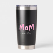 Moderne Mutter Established First Mothers Day Tumbl Thermobecher (Rückseite)
