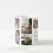Moderne Mutter-Foto-Raster-Geschenkidee Kaffeetasse (Mittel)