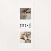 Moderne Mutter Foto Selbstfürsorge-Geschenk Yogamatte (Vorderseite)