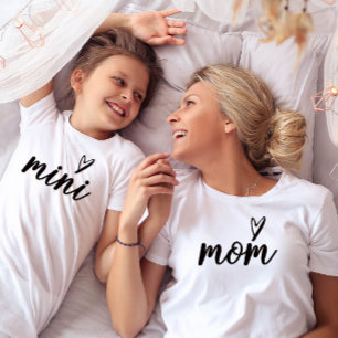 Moderne Mutter Schriftzug Muttertag T-Shirt