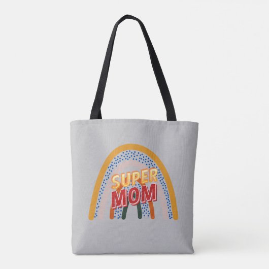Moderne MuttertagssuperMama Tasche (Rückseite)