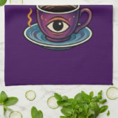 Moderne Mystik-Keeps Coffee Art Meine Third Eye-Ko Geschirrtuch (Gefaltet)