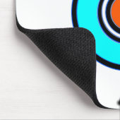 Moderne Mystisches Auge Mousepad (Ecke)