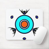 Moderne Mystisches Auge Mousepad (Mit Mouse)