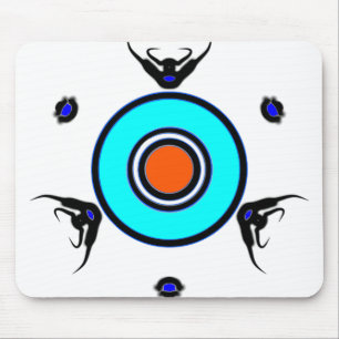 Moderne Mystisches Auge Mousepad