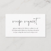 Moderne Nachfrage nach Minimalistischen Brautparty Begleitkarte (Vorderseite)