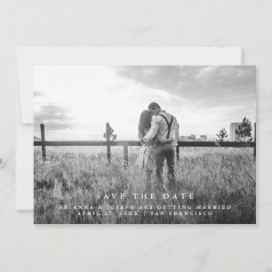 Moderne Nachricht   Foto zur Vorabanzeige Save The Date