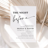 Moderne Nacht vor der Probe Einladung