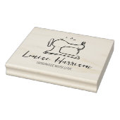 Moderne Nähmaschine, handgemachte Großunternehmen Gummistempel (Stempel)