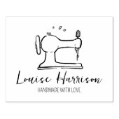 Moderne Nähmaschine, handgemachte Großunternehmen Gummistempel (Prägung)