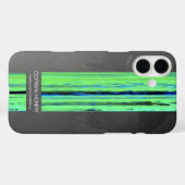 Moderne Name Abstract Texture iPhone-Hülle Case-Mate iPhone Hülle (Rückseite (Horizontal))