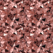 Moderne Napkins Rose Gold und Black Metallic Serviette