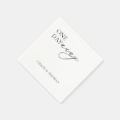 Moderne Napkins zum Probe Dinner Serviette (Ecke)