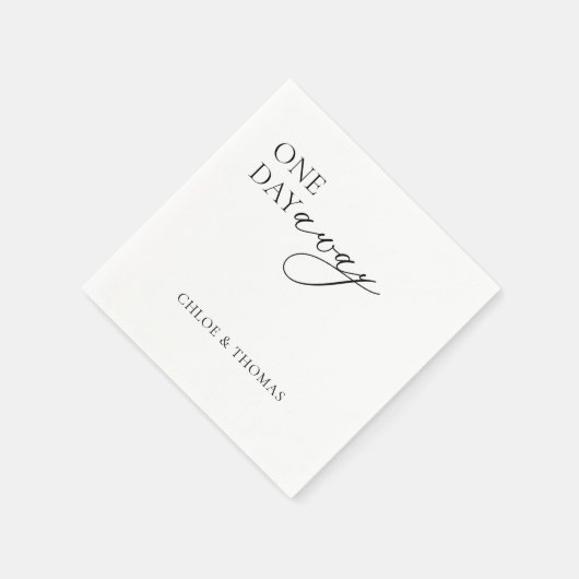 Moderne Napkins zum Probe Dinner Serviette (Ecke)