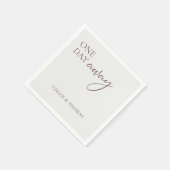 Moderne Napkins zum Probe Dinner Serviette (Ecke)