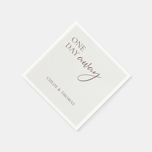 Moderne Napkins zum Probe Dinner Serviette (Ecke)