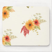 Moderne Natur Blumenfoto Mousepad (Vorne)