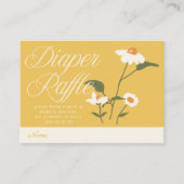 Moderne Natur Themenjunge Wildblume in Bloom Begleitkarte (Vorderseite)