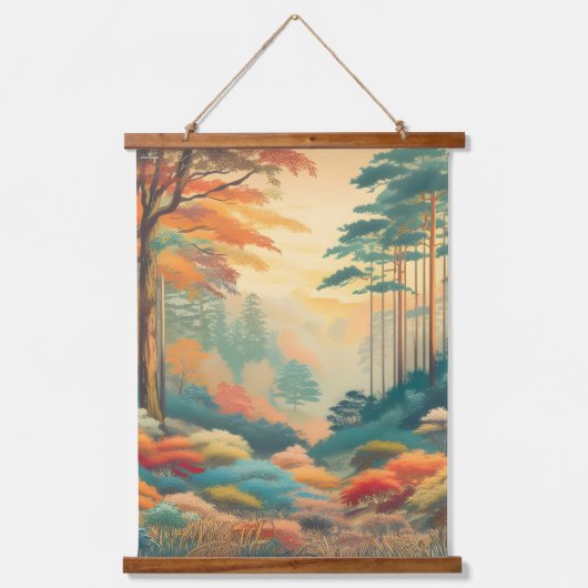 Moderne Naturlandschaft hängt Wandkunst Tapestry (Vorderseite)