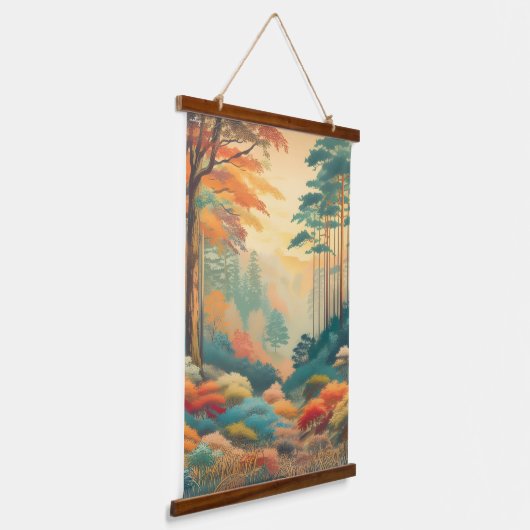 Moderne Naturlandschaft hängt Wandkunst Tapestry (Gewinkelt)