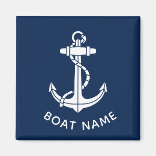 Moderne Nautical Anchor Cruise Trip Custom Swag Magnet