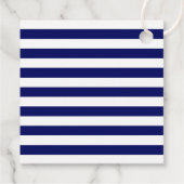 Moderne Nautical Anchor-Hochzeit Geschenkanhänger (Rückseite)