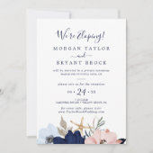 Moderne Nautik | Empfang zur Florenentfaltung Einladung (Vorderseite)