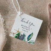 Moderne Nautik | Grün Vielen Dank Geschenkanhänger